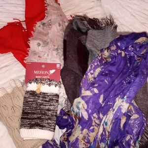 BUNDLE scarves and boot cuffs